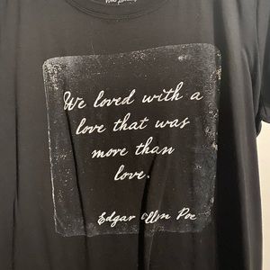 Annabelle Lee poem tee